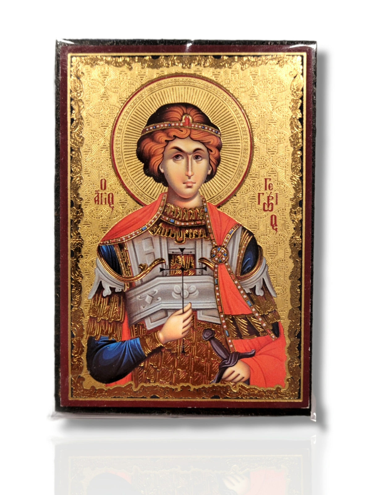 Icoană Magnet 6x9 cm - Sf. M. Mc. Gheorghe I