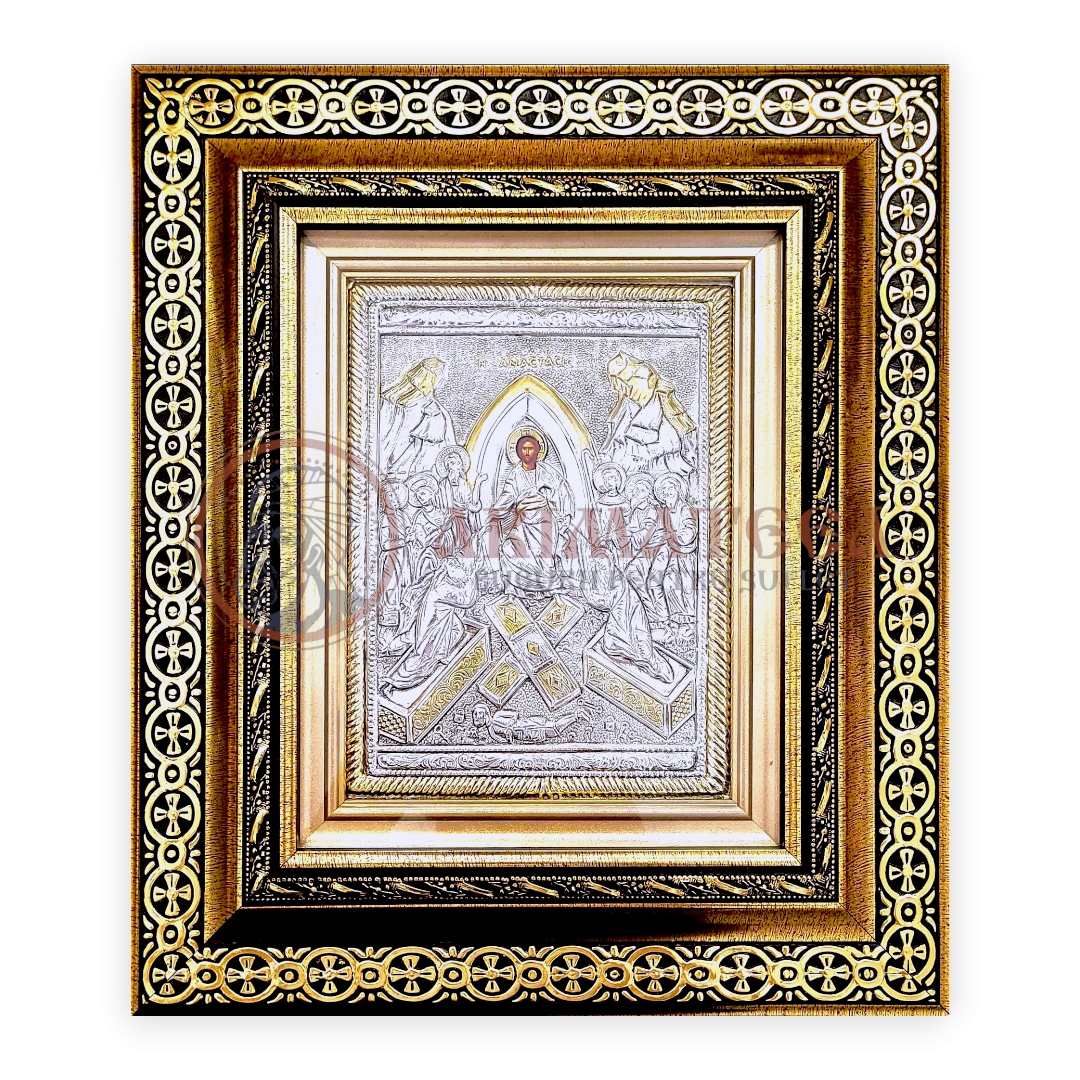 Icoană în ramă 40x50 - Învierea Domnului (800-925)