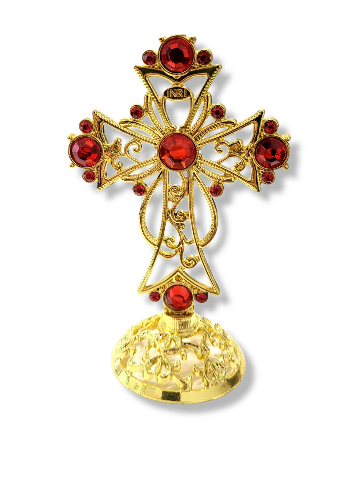 Cruce din metal 5321 - VEN, aurie (5214)