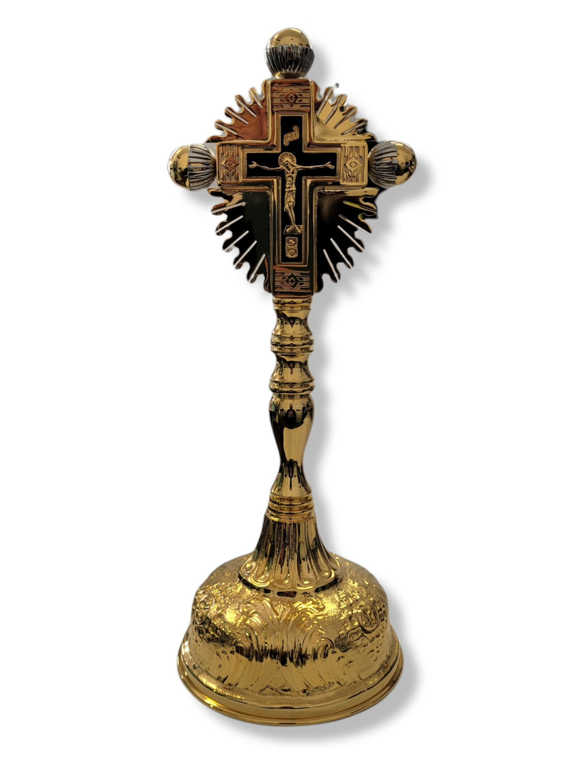 Cruce de binecuvântare cu postament - Atelierele Patriarhiei