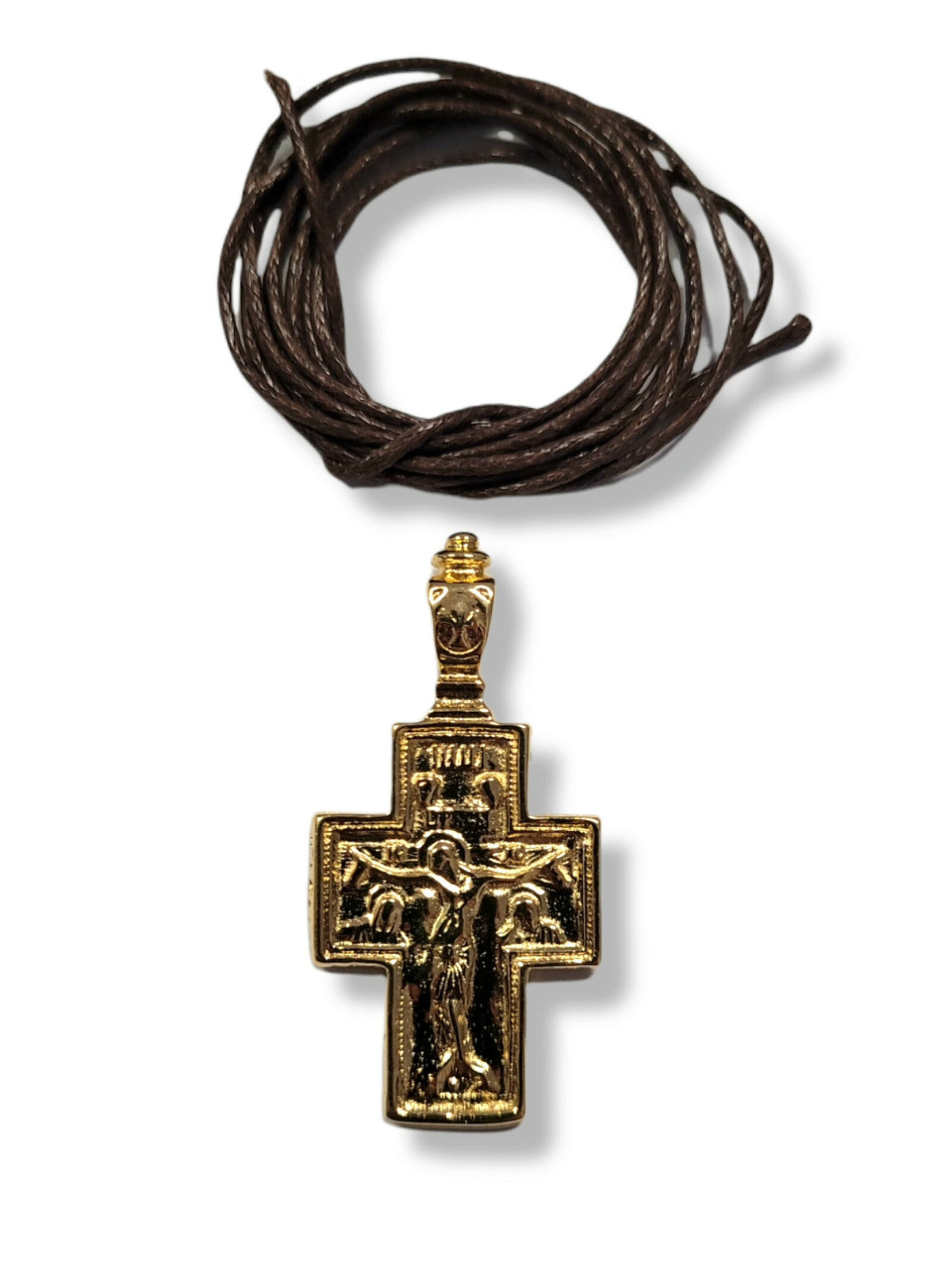 Cruciuliță alamă aurită - 64128