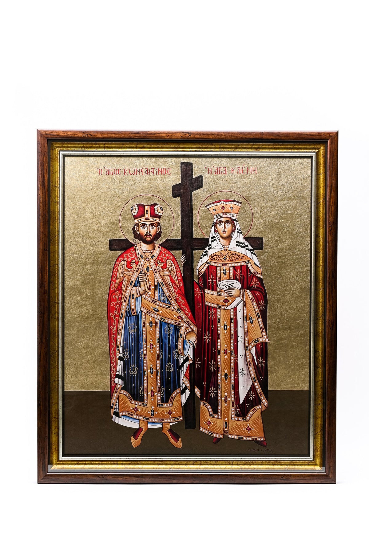 Icoană serigrafiată G - Sf. Împărați Constantin și Elena