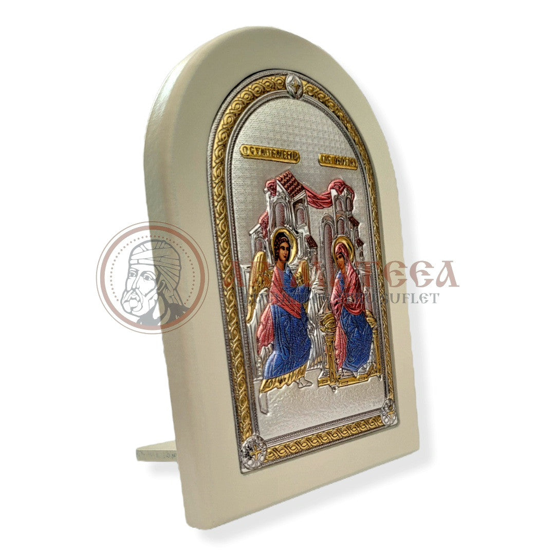 Icoană Argint, Buna Vestire - MA/E1117/WH-DXC (6585)