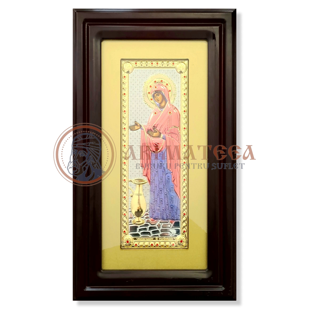 Icoană Argint, Maica Domnului - MA/E1202VX-CK (5351)