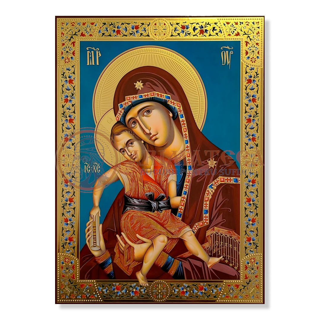 Icoană pal 30x40 - Litografie - Maica Domnului
