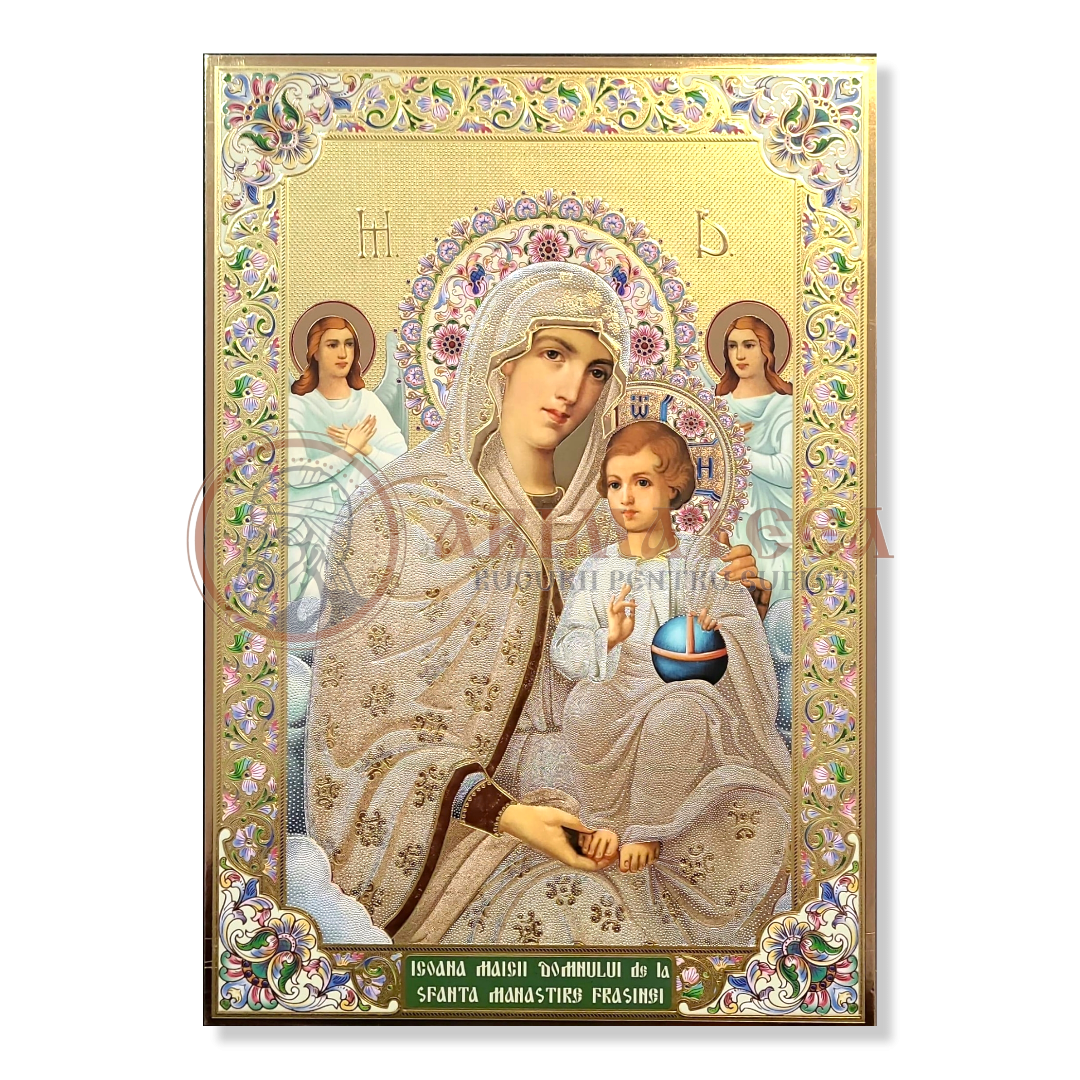 Icoană Pal Relief 21x32 cm - Maica Domnului