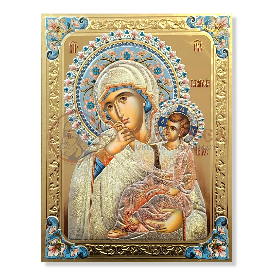 Icoană Pal Relief 21x32 cm - Maica Domnului
