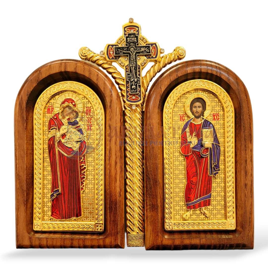 Diptic - Maica Domnului și Iisus Hristos (1F)