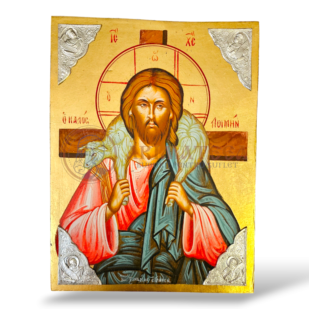Icoană Aurită și Argintată - Mântuitorul Iisus Hristos 233