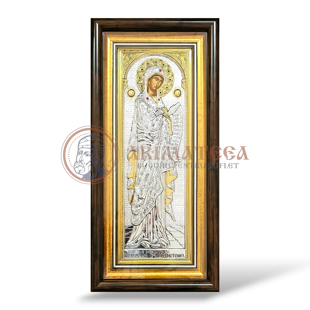 Icoană Argintată 20x40cm - Maica Domnului (M836XD/KP)