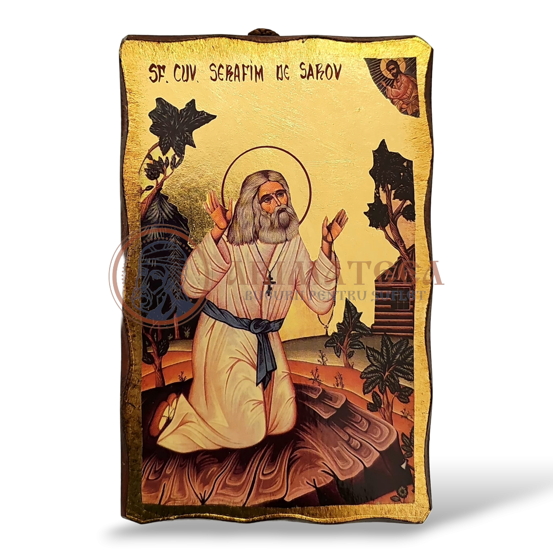 Icoană 15x10 - Sf. Cuv. Serafim de Sarov