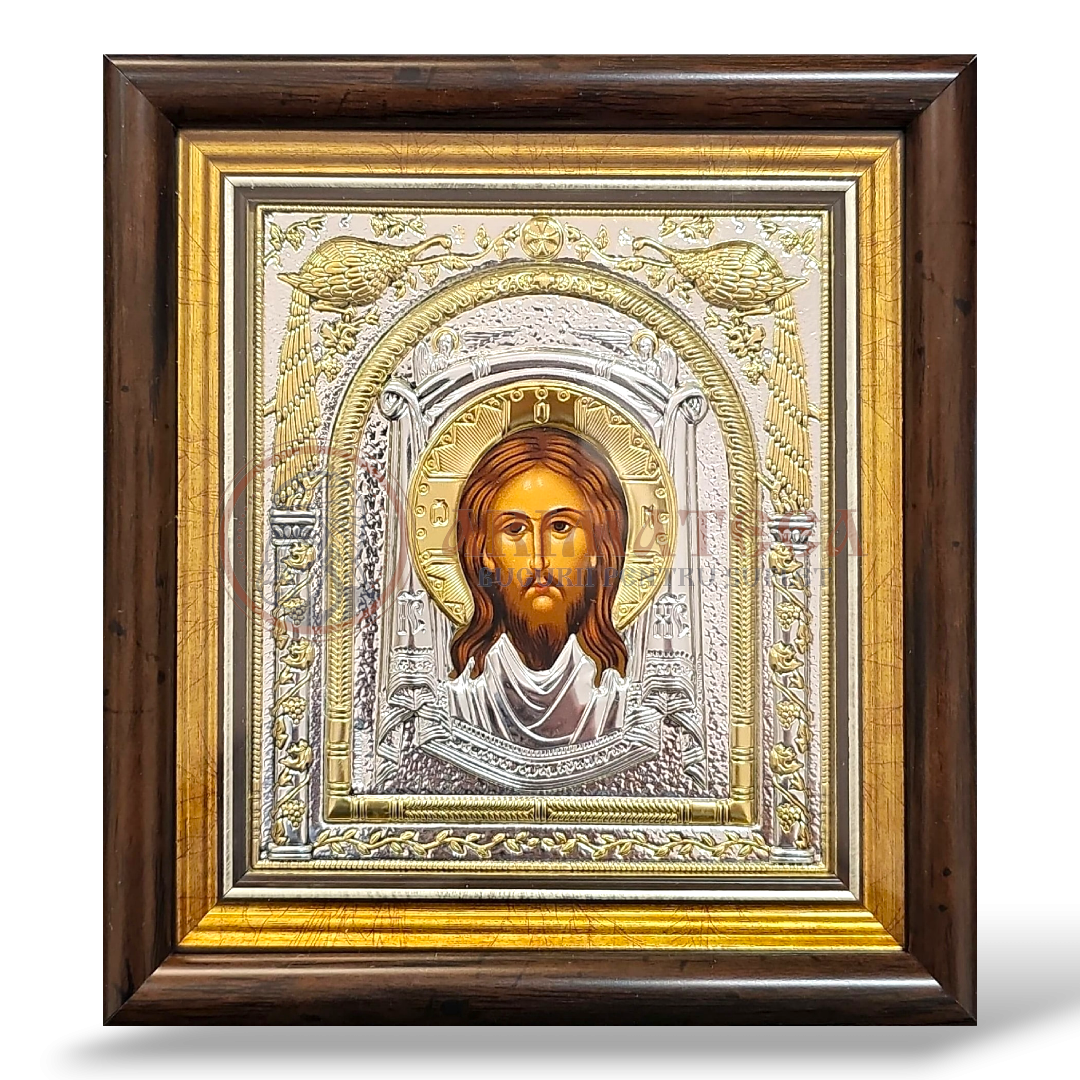 Icoană Argintată 16x17cm - Sf. Mahramă a Domnului (M30KPXD)