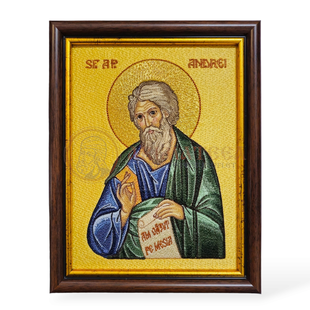 Icoană Brodată - Sf. Ap. Andrei
