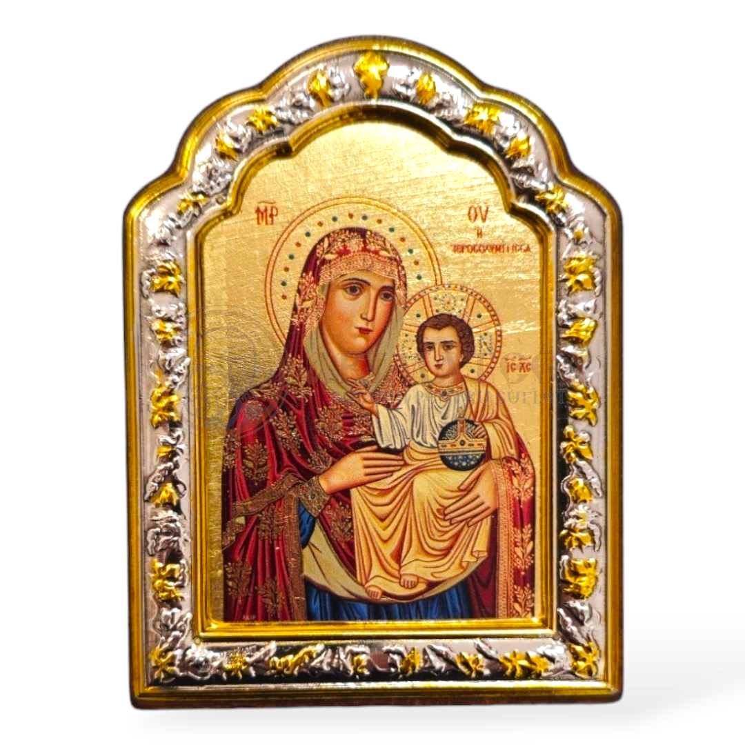 Icoană lemn ovală 300, 8x10 - Maica Domnului IV (41470)