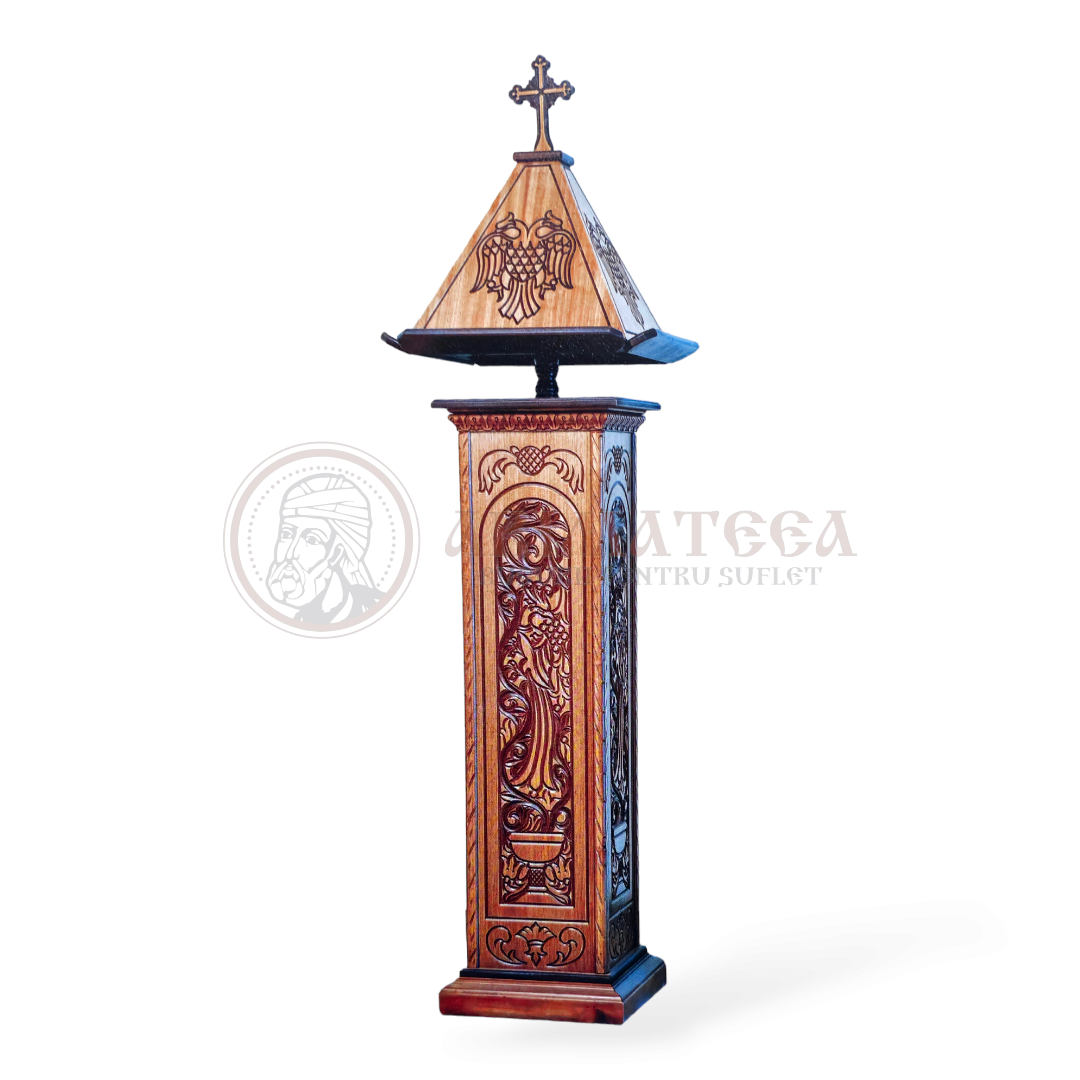 Strană din lemn sculptat - 232 (49414)