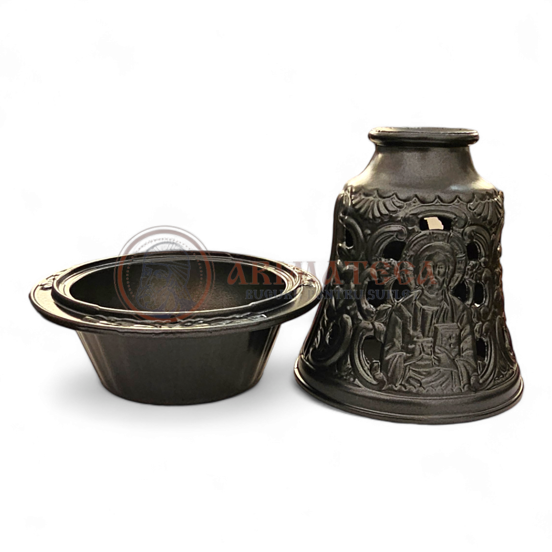 Candelă din Alamă. Negru - 4000 - (49551)