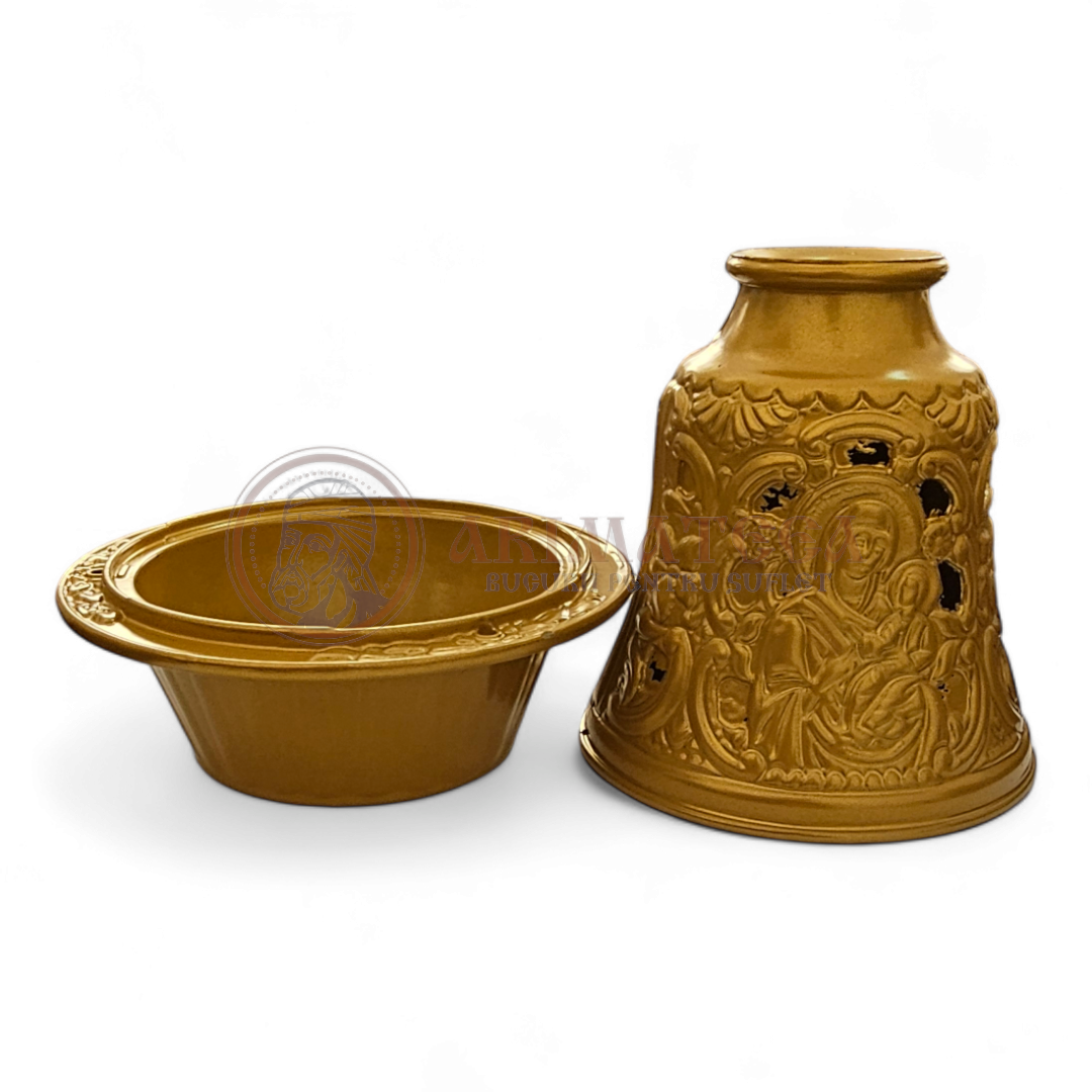 Candelă din Alamă. Aurie - 4000 - (49551)
