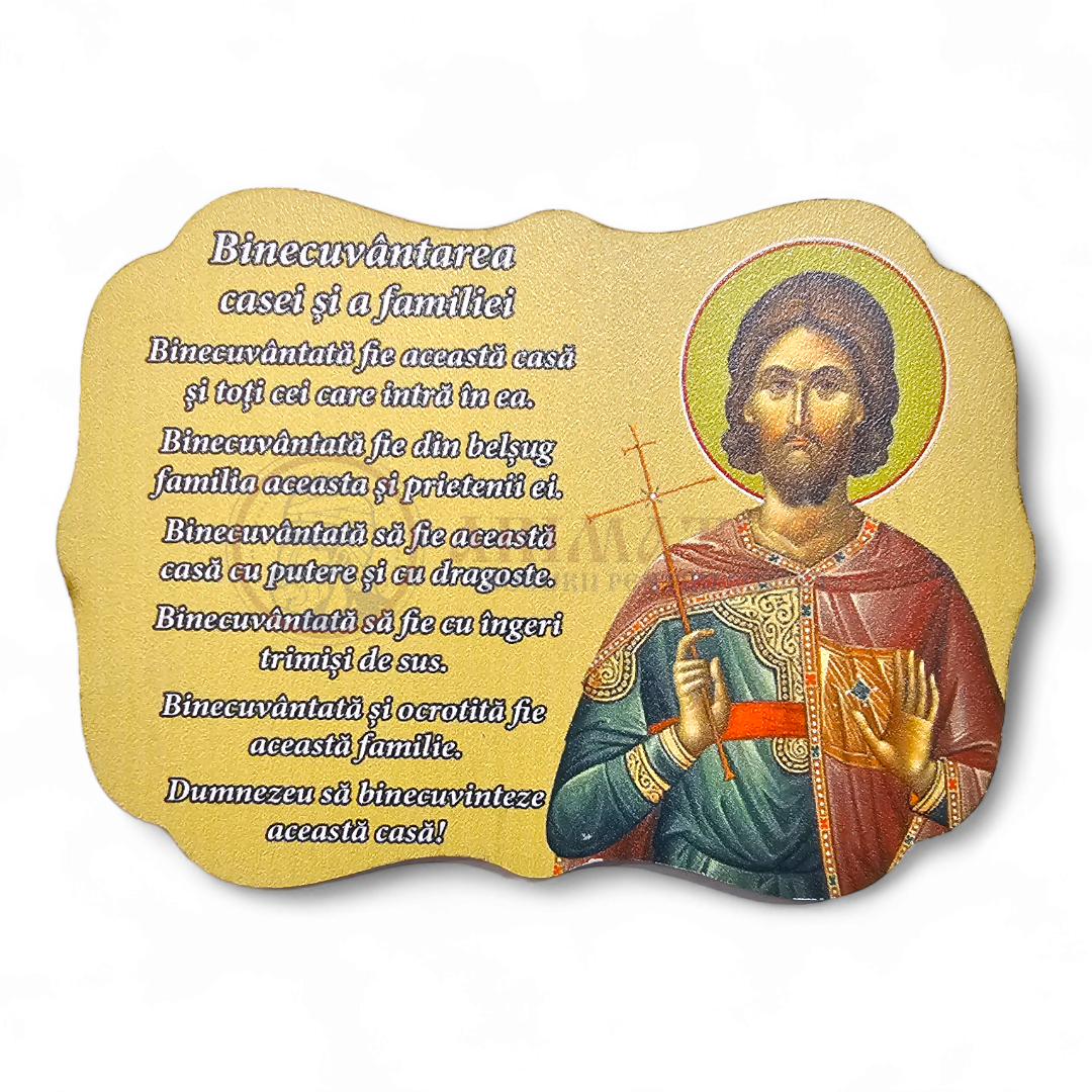 Icoană Magnet - Sf. M. Mc. Ioan cel Nou de la Suceava (49612)