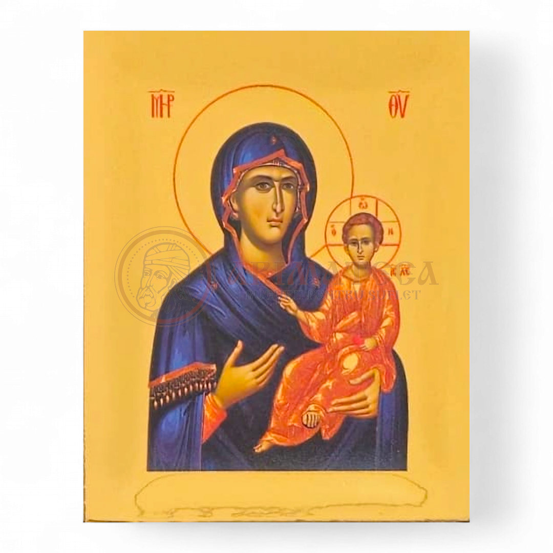 Icoană Aurită 12.5x10.5 - Maica Domnului I