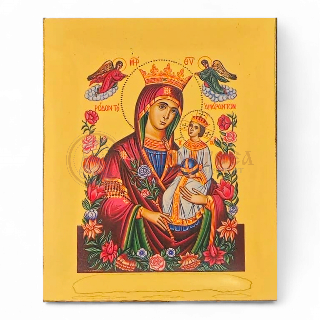 Icoană Aurită 12.5x10.5 - Maica Domnului II