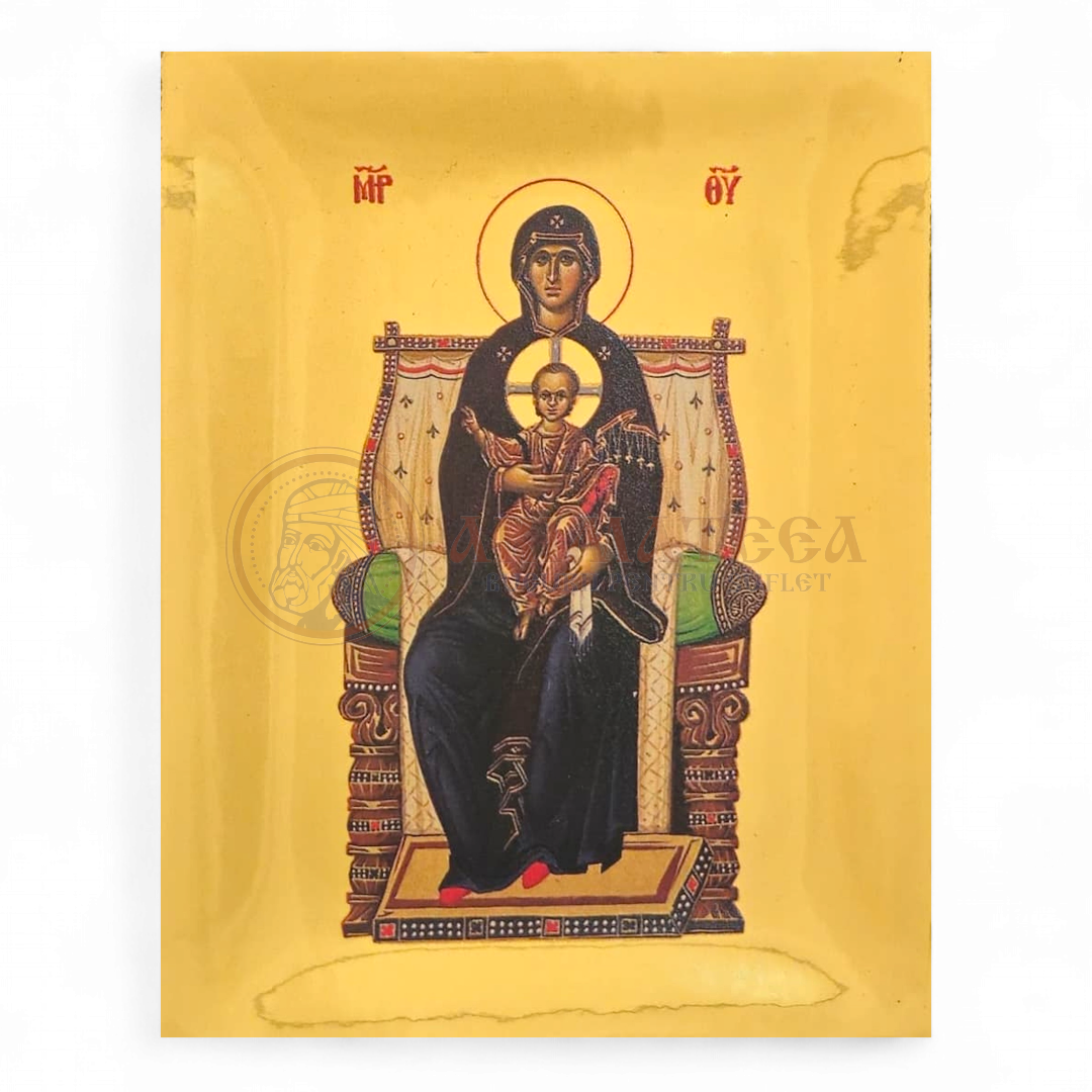 Icoană Aurită 12.5x10.5 - Maica Domnului VI