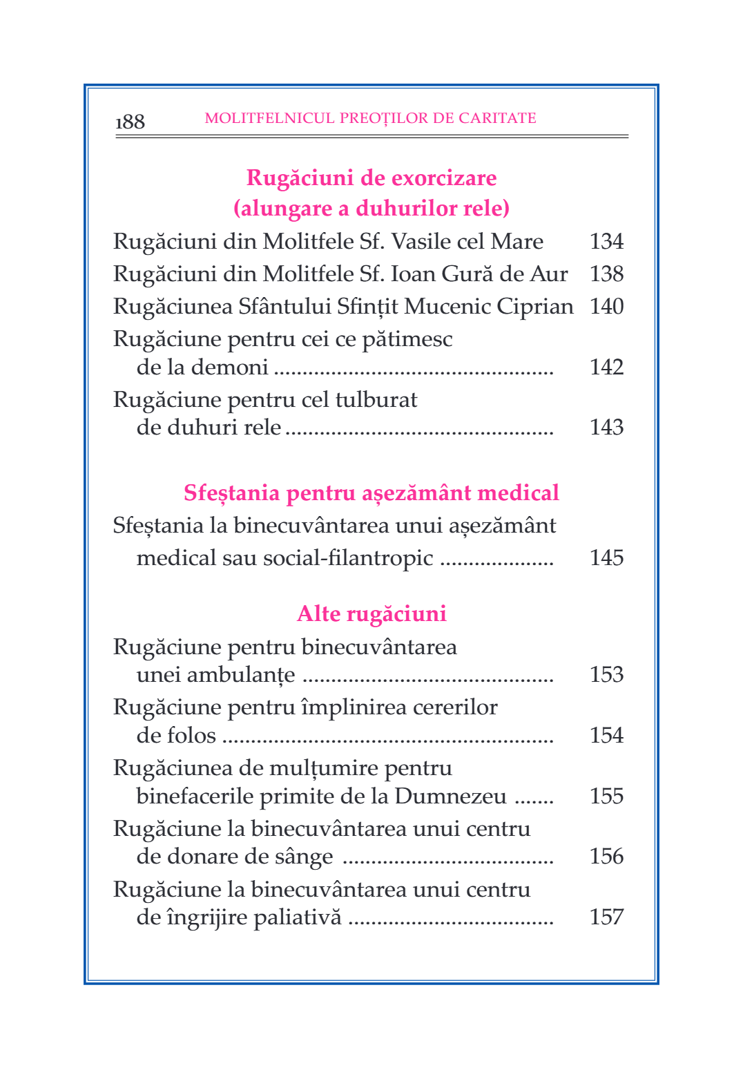 Molitfelnicul preoților de caritate