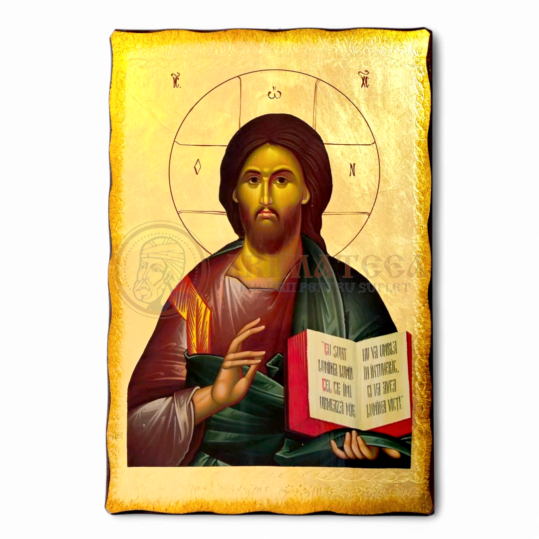 Icoană Pictată 35x23 - Mântuitorul Iisus Hristos