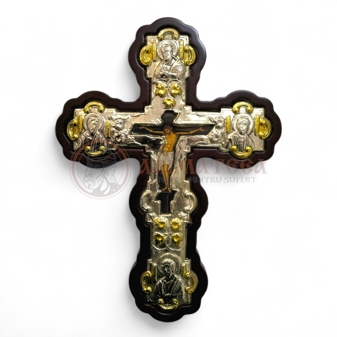 Cruce Ferecată din Lemn 20x26 - 2601-925A