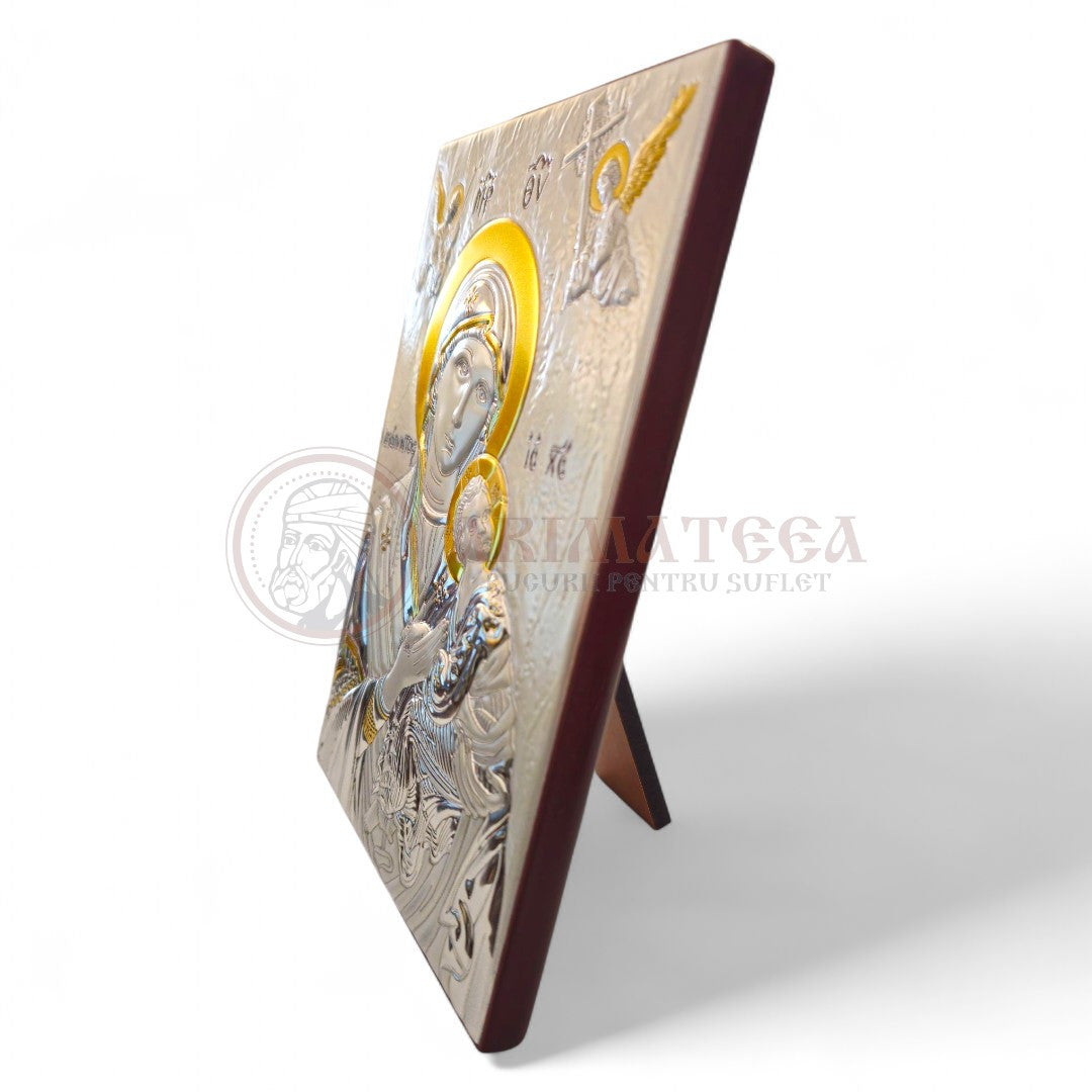 Icoană Argintată. Maica Domnului Amolyntos - MA/E952/2X ((51271)