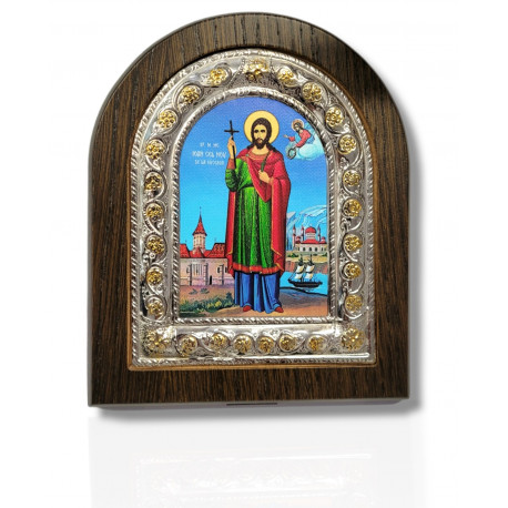 Icoană cu fond aurit - Sf. Ioan cel Nou de la Suceava (EKK.221/2XE)
