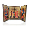 Triptic MDF 11x13 - Sf. Împărați Constantin și Elena - Sf. Arhangheli