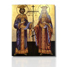 Icoană Pictată 16x19 - Sf. Împărați Constantin și Elena (Aka)