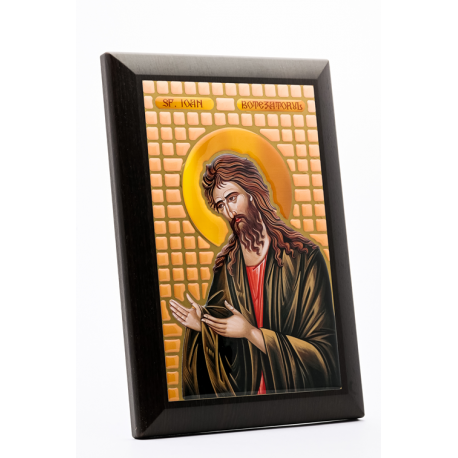 Icoană A4 Mozaic din rășină - Sf. Ioan Botezătorul