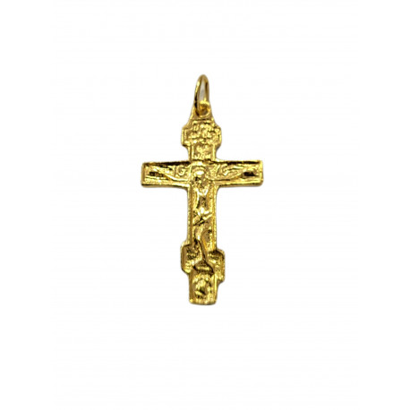 Cruce argint placată cu aur - 64513160