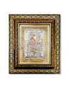 Icoană Argintată în Ramă Aurie - Maica Domnului (9456)