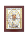 Icoană Argintată - Sf. Ierarh Nicolae (13-TR-NO.2)