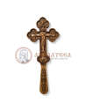 Cruce de binecuvântare din lemn sculptat