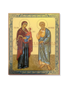 Icoană pal 30x40 - Litografie - Sfinții și Drepții Părinți Ioachim și Ana