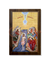 Icoană A4 Mozaic din rășină- Botezul Domnului