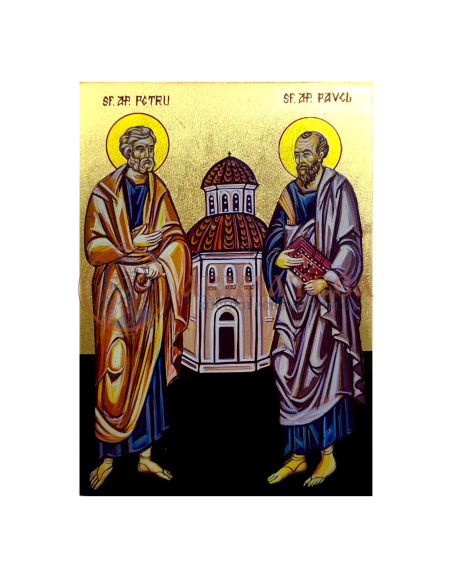 Icoană Pictată 16x12 - Sf. Ap. Petru și Pavel