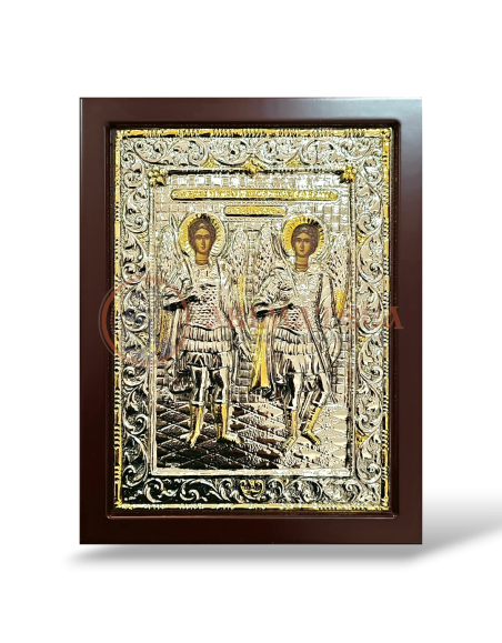 Icoană 19x24 104/704 - Sf. Arhangheli Mihail și Gavriil