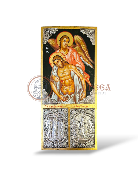 Icoană Aurită și Argintată - Iisus Hristos 232