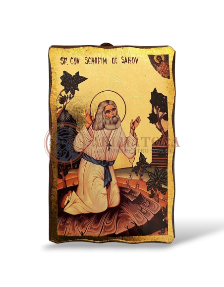Icoană 15x10 - Sf. Cuv. Serafim de Sarov
