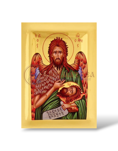 Icoană Aurită 20x26 - Sf. Ioan Botezătorul MG2