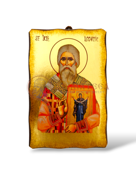 Icoană 15x10 - Sf. Ierarh Leontie de la Rădăuți