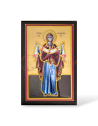 Icoană din Rășină - Acoperământul Maicii Domnului (29x20,5)