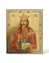 Icoană MDF 18x24 cm - Sf. Voievod Ștefan cel Mare și Sfânt