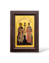 Icoană din Rășină - Sf. Împărați Constantin și Elena (14.5x10.5cm)
