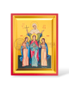 Icoană serigrafiată 906, 19x15,5 cm - Sf. Sofia și cele 3 fiice Pistis, Elpis si Agapis