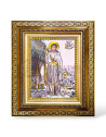 Icoană în ramă 40x50 - Sf. M. Mc. Ioan cel Nou de la Suceava (800-925)